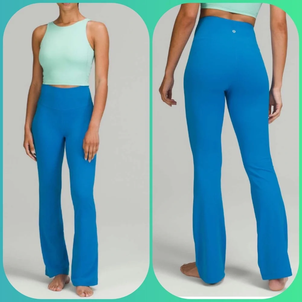 Lululemon Groove Super-High-Rise Flared Pant *Nulu
Poolside size 6 NWT BLUE - Picture 1 of 5